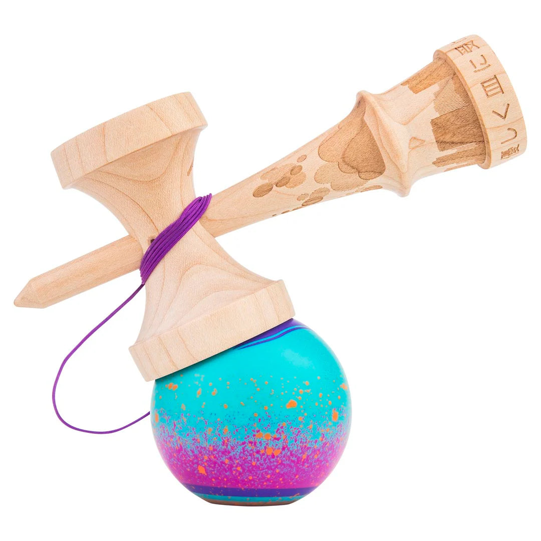 Kenyatta Williams Pro Model Kendama – Super Stick Paint #TRILLMOD 🐱⚔️